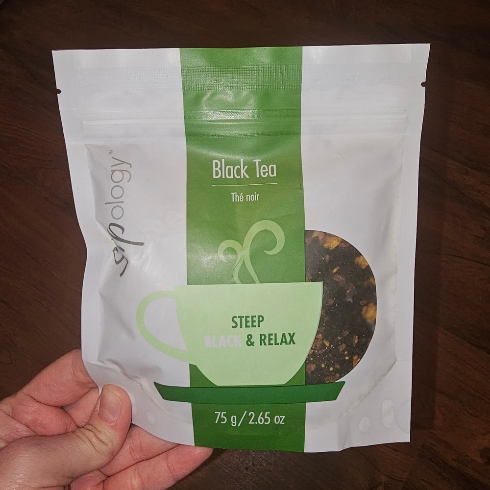 Sipology Cozy Pumpkin Swirl Chai Black Tea Loose Leaf 75g 2.65oz Steeped Tea